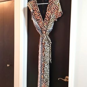 EXPRESS ANIMAL PRINT JUMPSUIT SIZE MEDIUM
